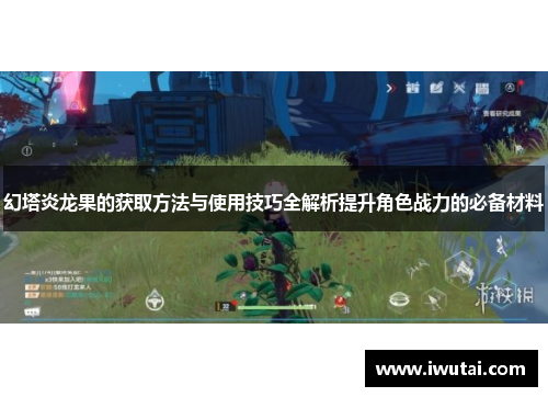 幻塔炎龙果的获取方法与使用技巧全解析提升角色战力的必备材料